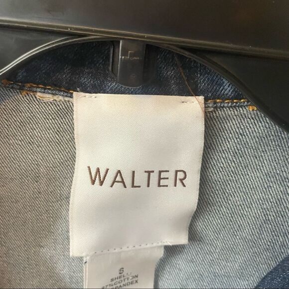 Walter by Walter Baker 3 Button Denim Blazer Size Small - Picture 2 of 6
